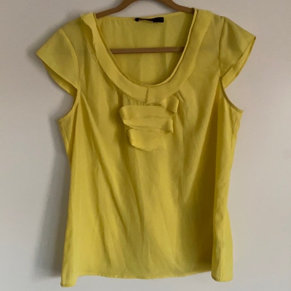 Yellow blouse